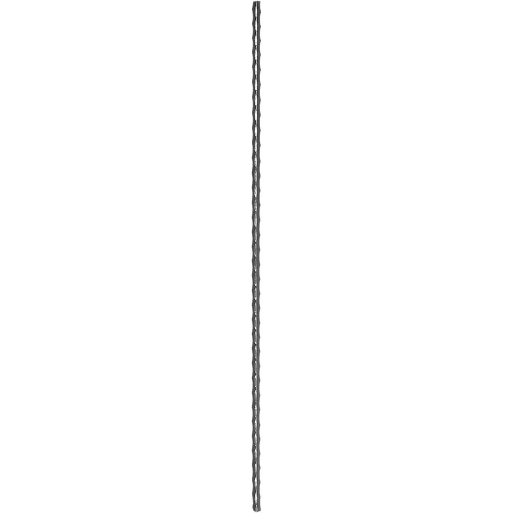 DG Wrought Iron Hammered bar spindle 12mm L1000mm