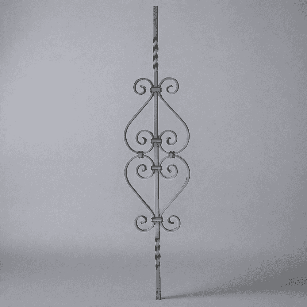 DG Wrought iron Santiago panel 220MM X 950MM