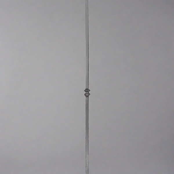 DG wrought iron double bump spindle 14mm bar - L950mm
