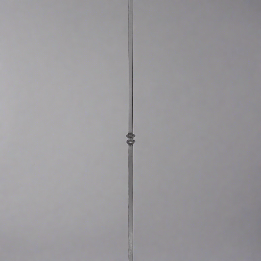 DG wrought iron double bump spindle 14mm bar  - L950mm