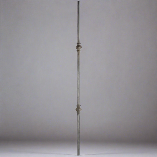 DG Wrought Iron Double sphere bar spindle 14mmm. L1000mm.