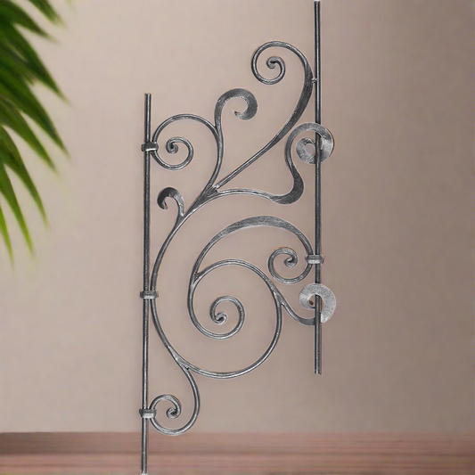 DG Solid Wrought iron Elegance panel 420MM X 1150MM