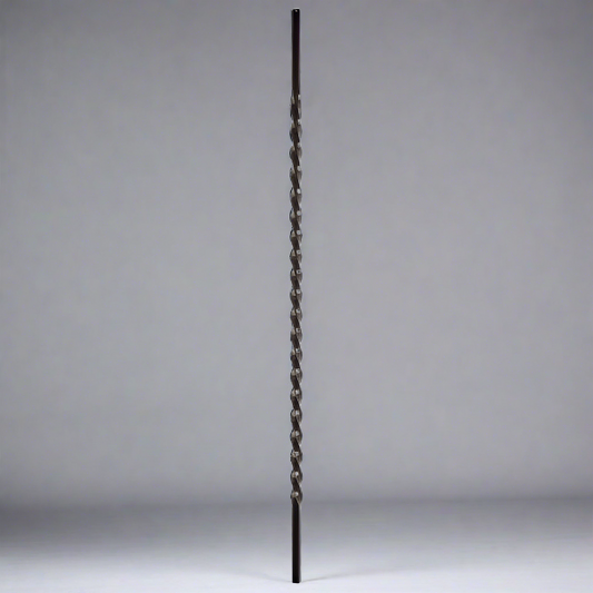 DG Full twist black powder coated spindle -950mm