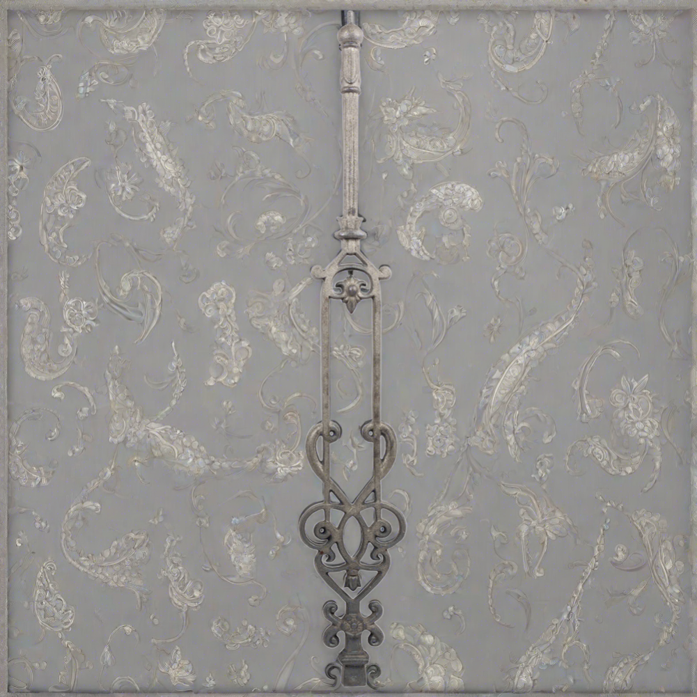 DG Solid cast iron Paisley panel 170MM X 1000MM