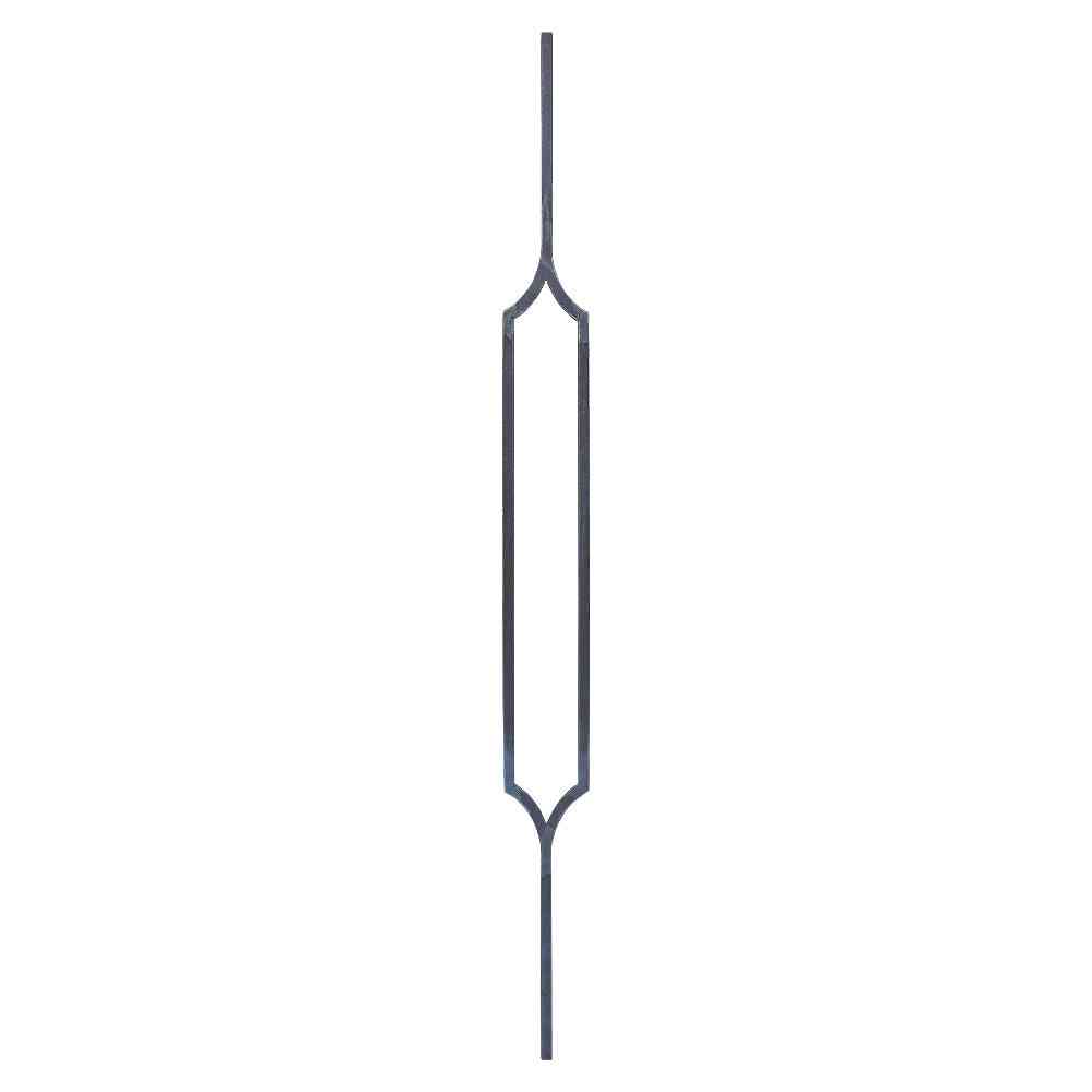 DG Solid Wrought iron square to Dimond panel