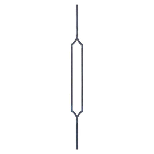 DG Solid Wrought iron square to Dimond panel