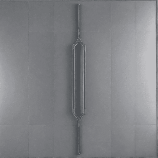 DG Solid Wrought iron square to Dimond panel 100MM X 1000MM