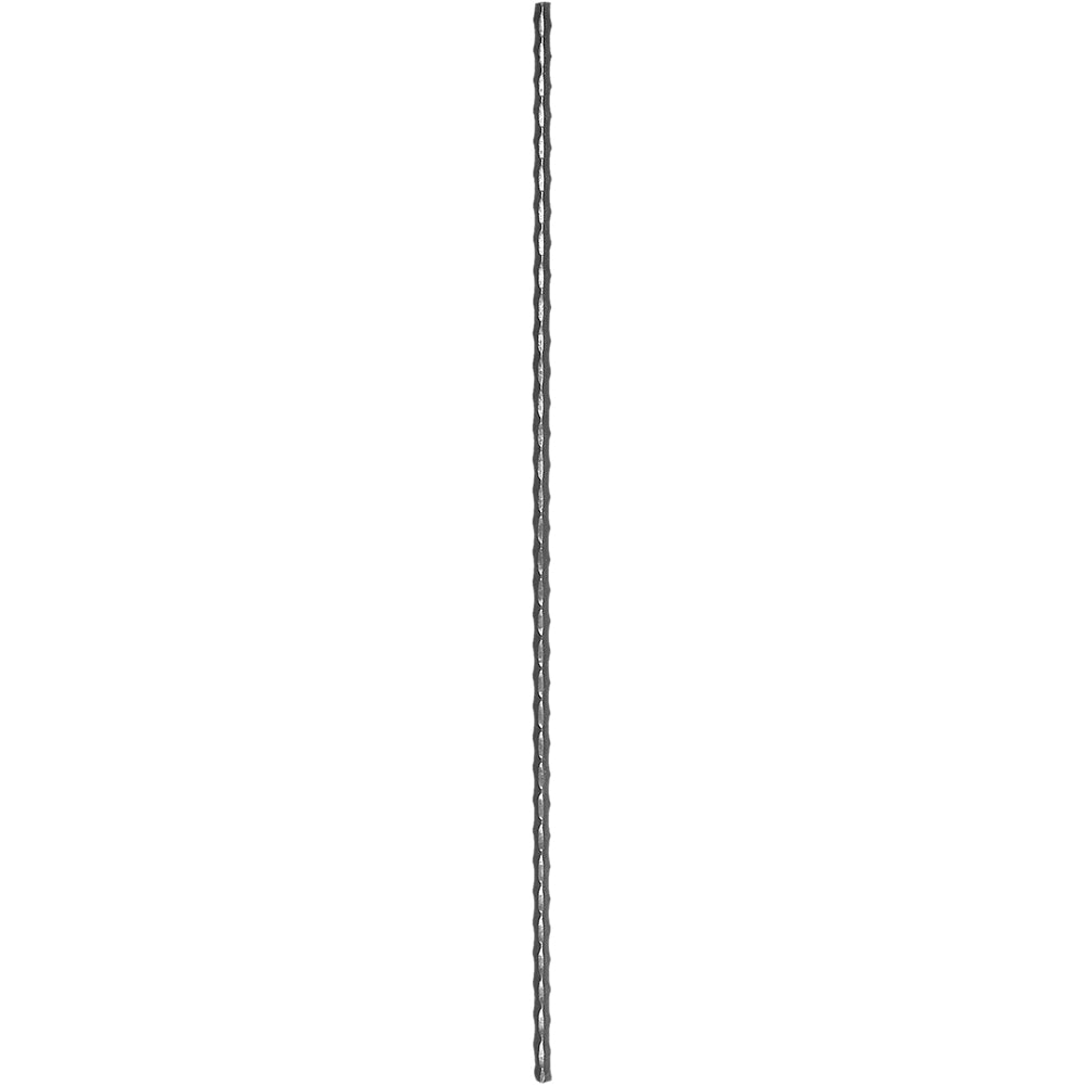 DG Wrought Iron Hammered bar spindle 12mm L1000mm