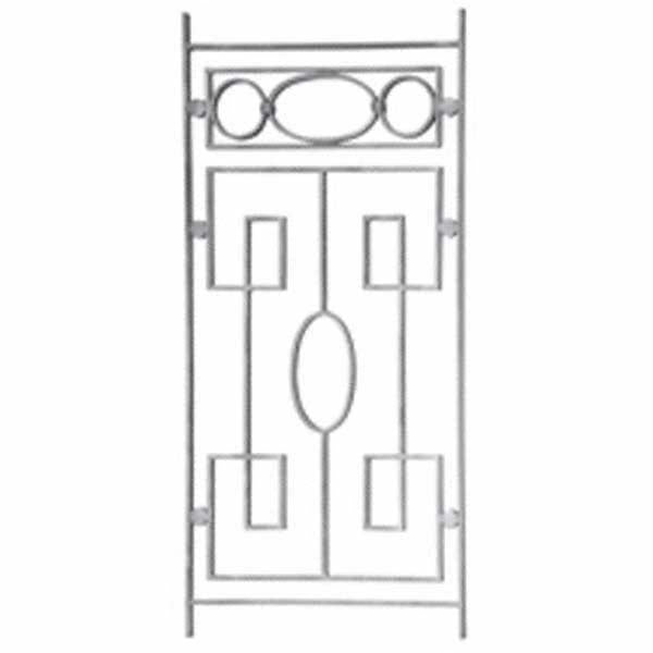 DG Solid Wrought iron Skye  panel 495MM X 1000MM