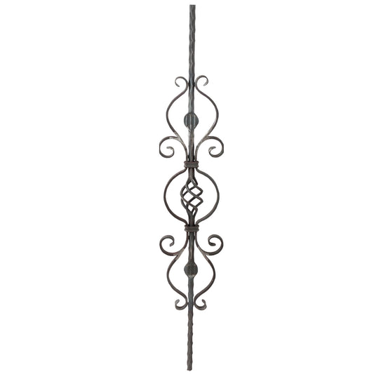 DG Solid Wrought iron Florence panel 170MM X 950MM