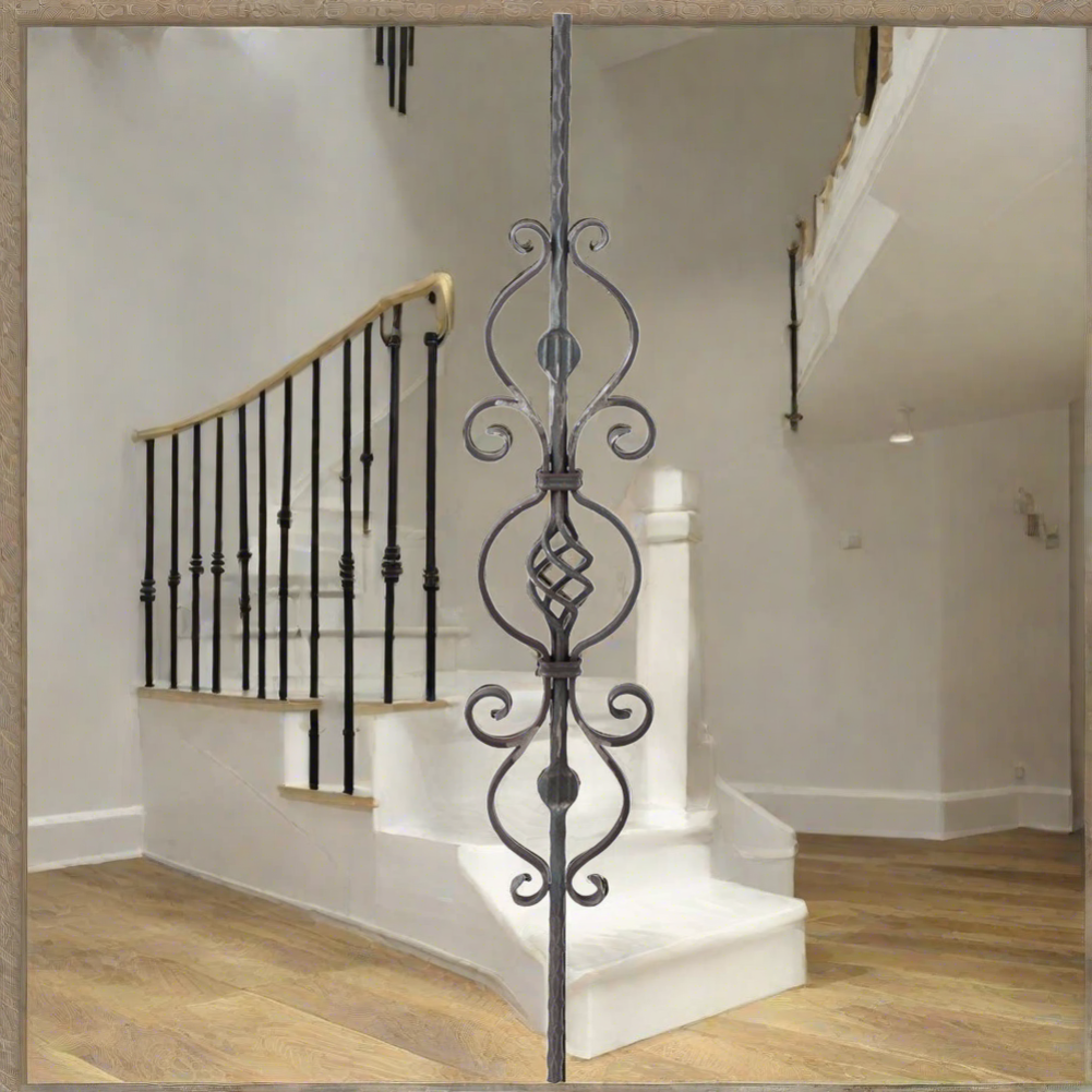 DG Solid Wrought iron Florence panel 170MM X 950MM