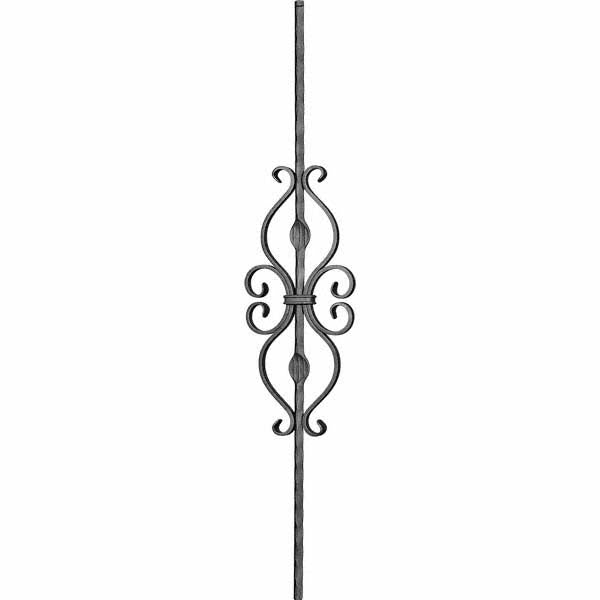 DG Solid Wrought iron Lincoln panel 170MM X 950MM