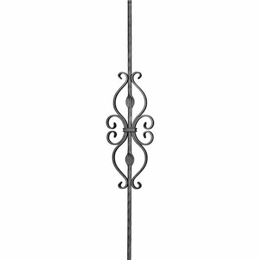 DG Solid Wrought iron Lincoln panel 170MM X 950MM