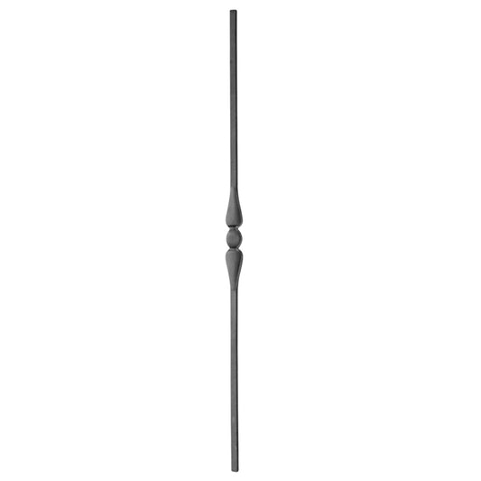 DG wrought iron single bow spindle 16mm bar  - 1200mm