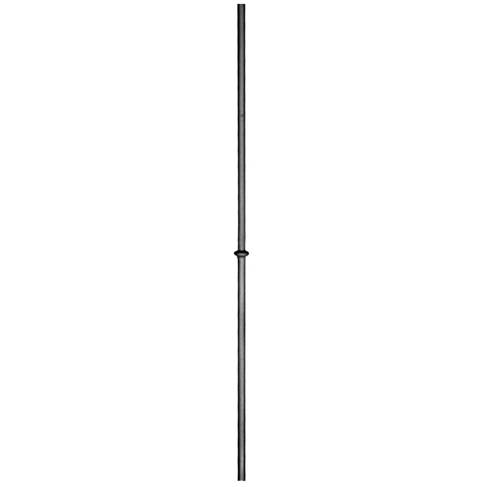 DG wrought iron single bump spindle bar. length 950mm