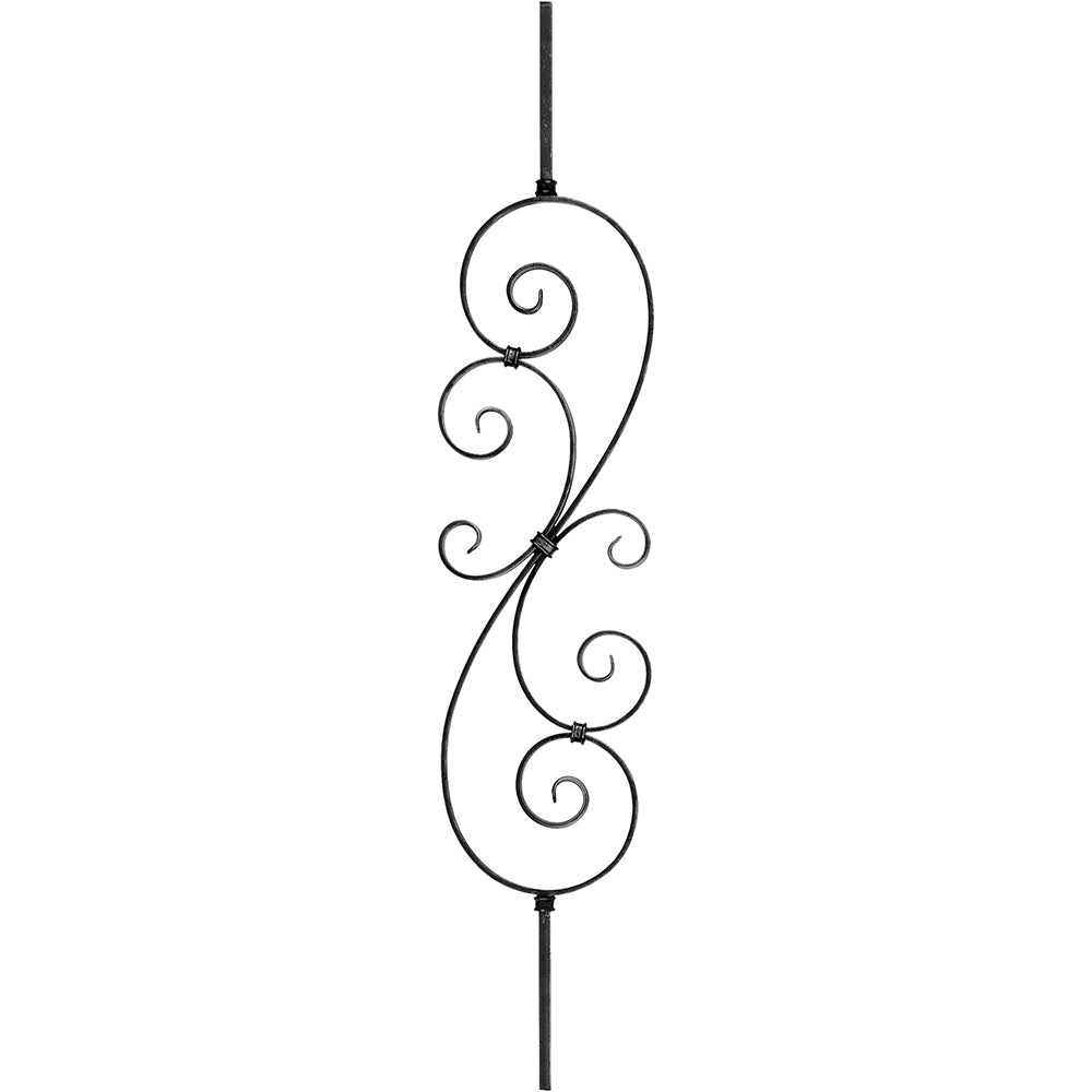 DG Solid Wrought iron Jackson panel 200MM X 1000MM