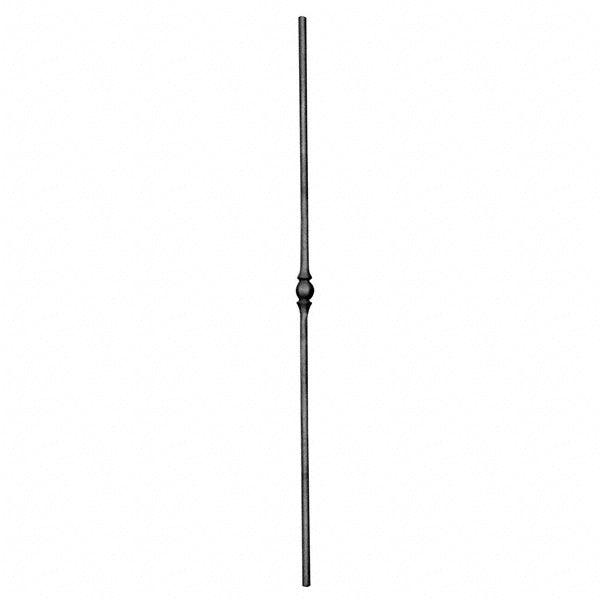 DG Wrought Iron Centre sphere bar spindle 14mmm. L1000m.