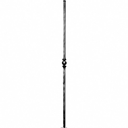 DG Wrought Iron Centre sphere Square bar spindle 14mm.