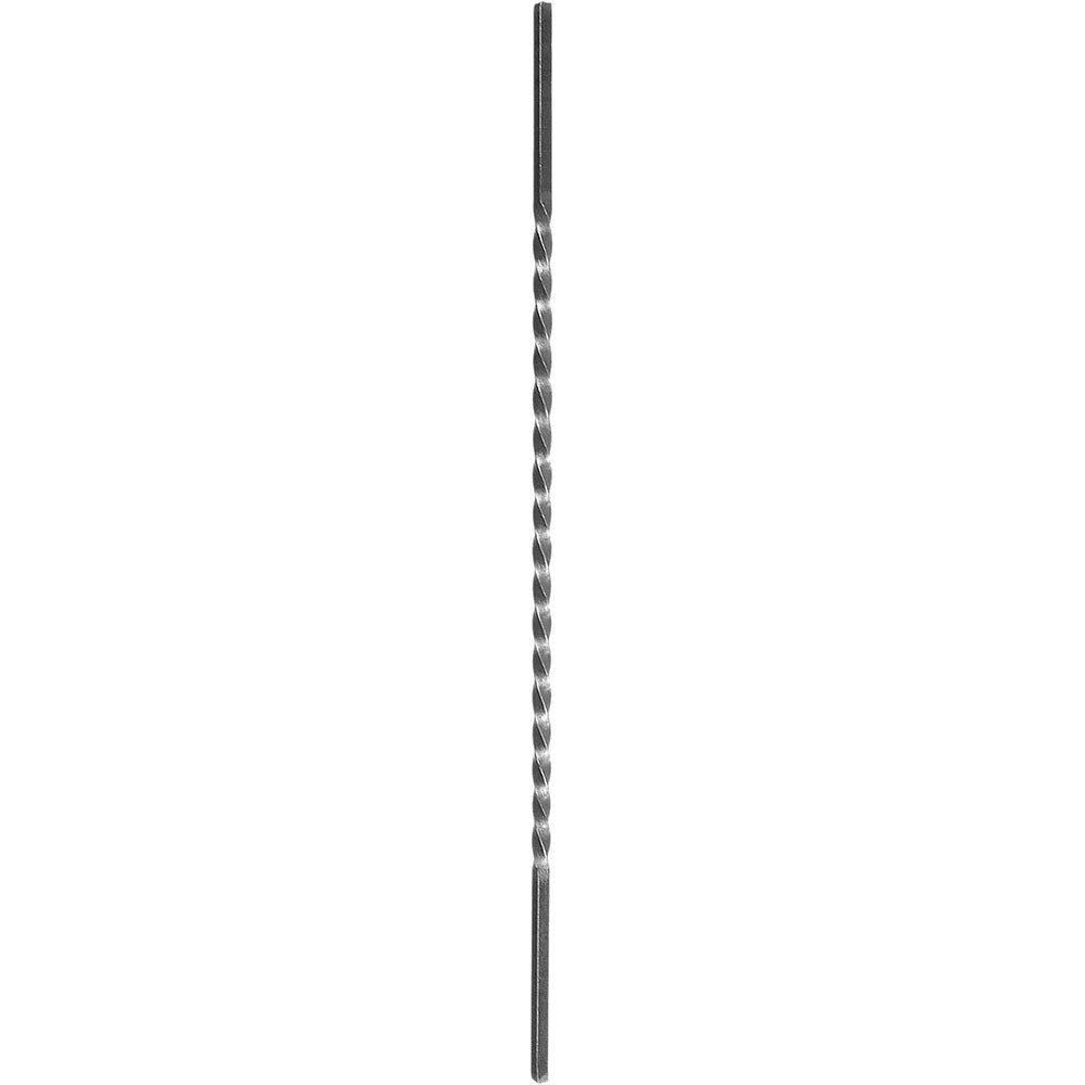 DG Wrought Iron Full twist stair spindle 16mm L1000mm