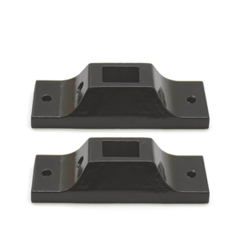 Straicease Thread Bracket DG Staircase Aluminium Infill Bracket powder coated. – D&G wrought iron ...