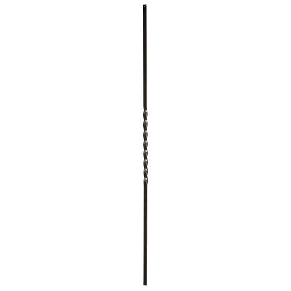 DG single twist black powder coated spindle -950mm Length