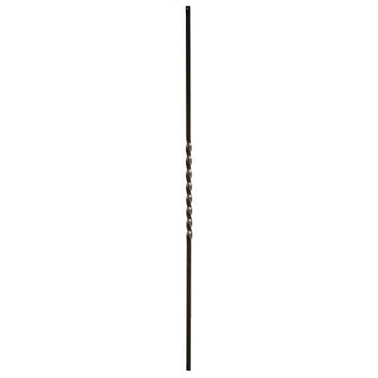 DG single twist black powder coated spindle -950mm Length