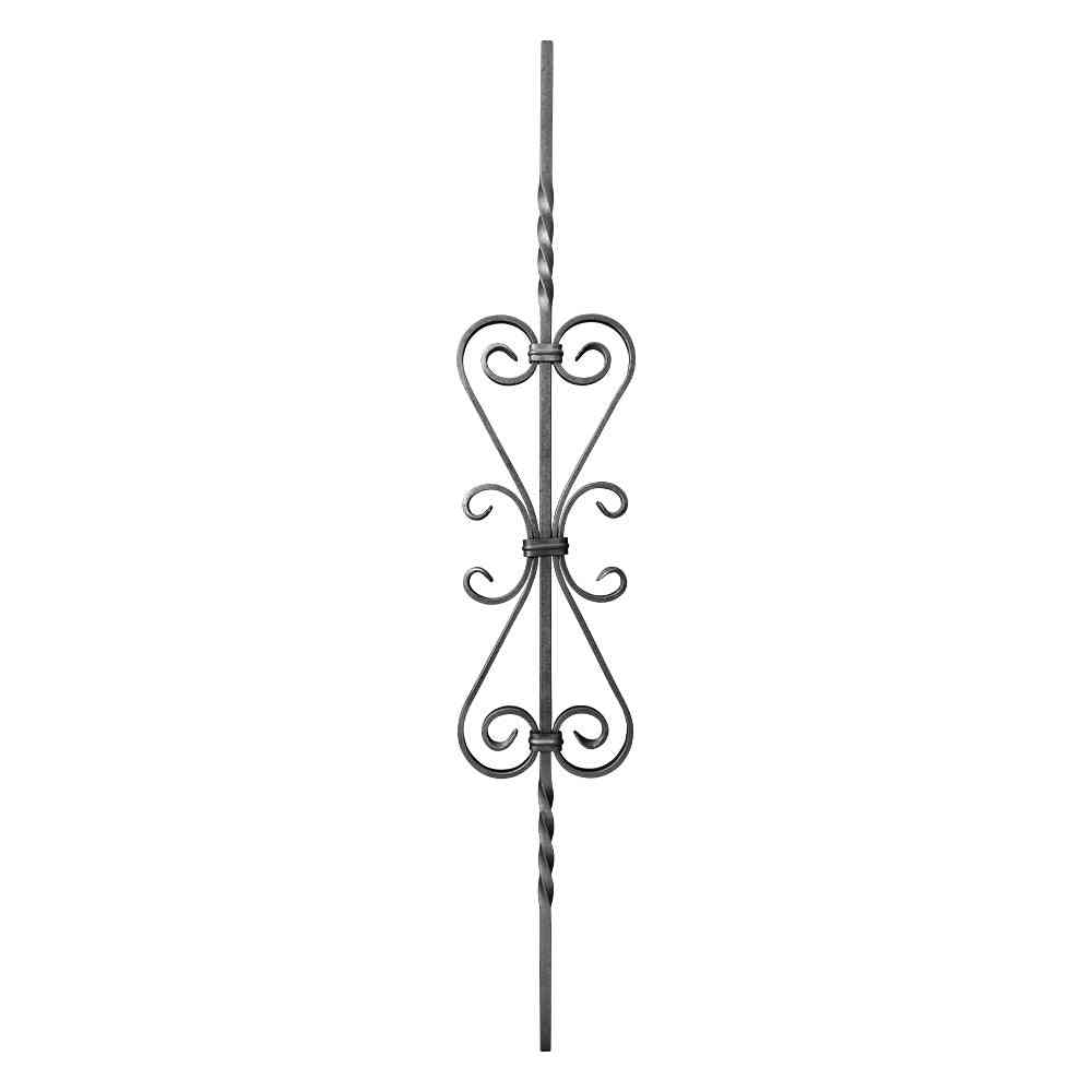 DG Solid Wrought iron Adelaide panel 180MM X 950MM