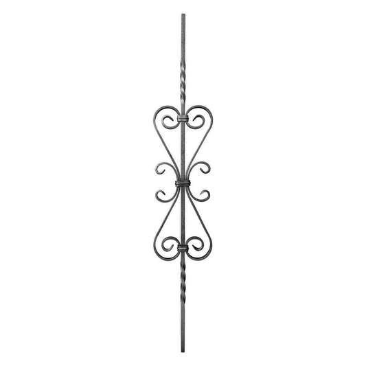 DG Solid Wrought iron Adelaide panel 180MM X 950MM