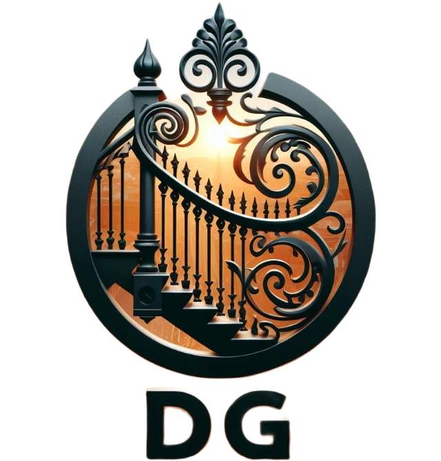 DG wrought iron  logo